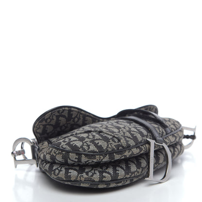 Christian Dior Monogram Saddle Bag Black 4 of 13