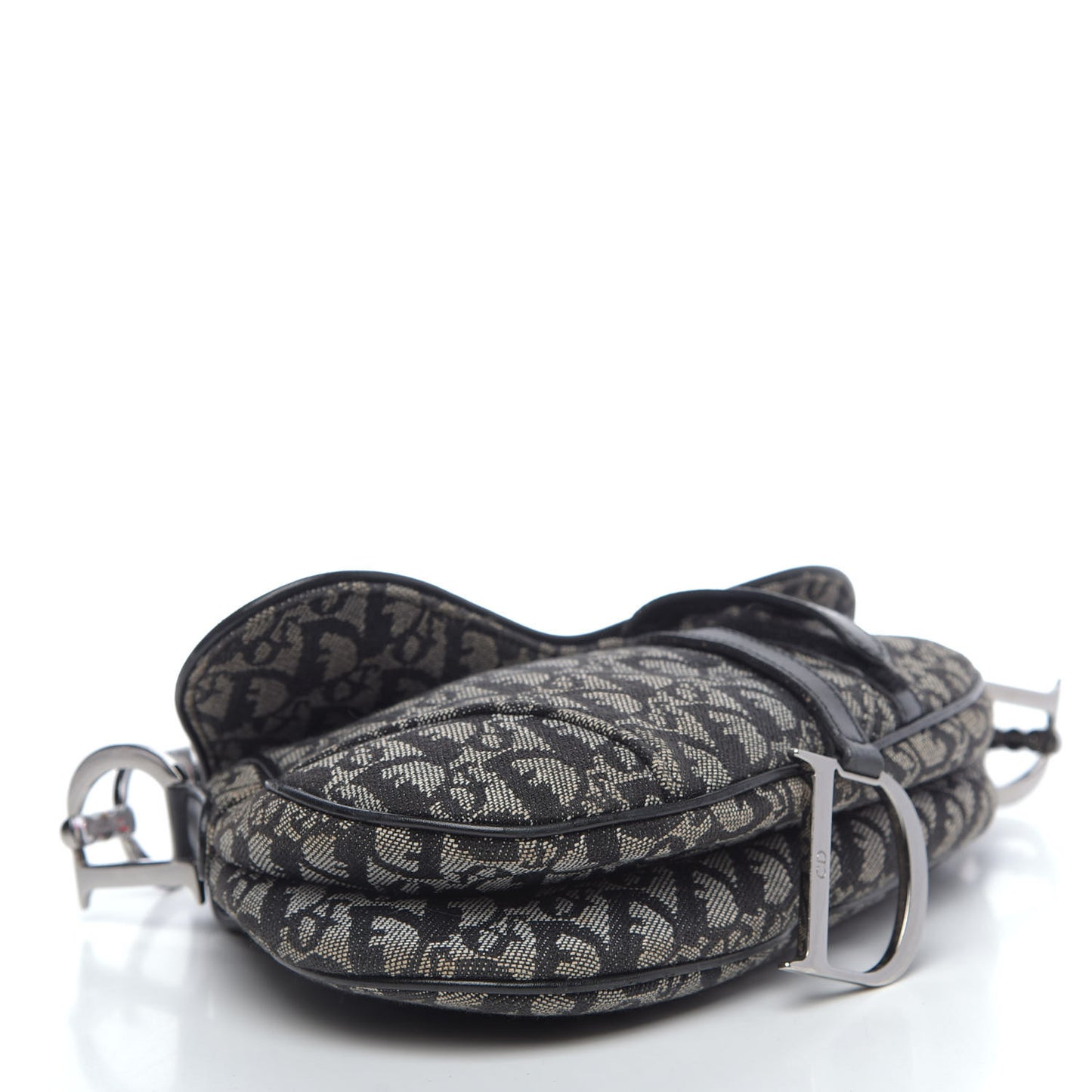 Monogram Saddle Bag Black