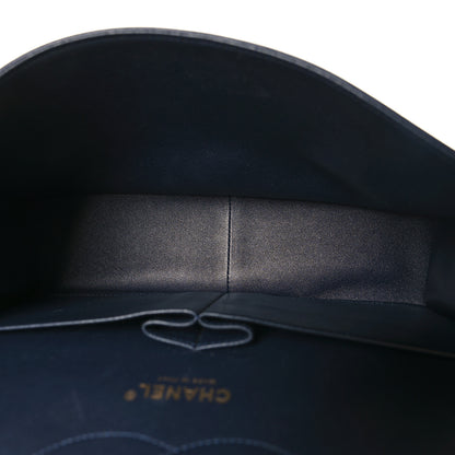 Chanel Lambskin Quilted Jumbo Double Flap Navy 5 of 11