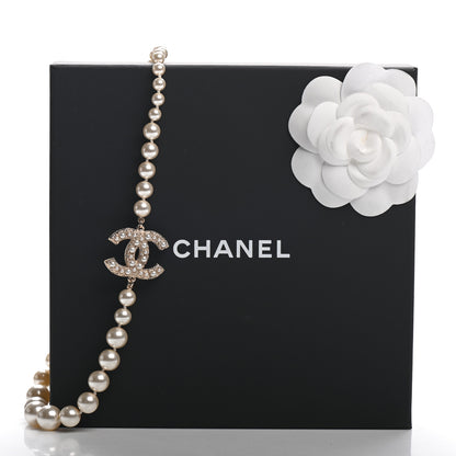 Chanel Pearl CC 100th Anniversary Necklace Light Gold 5 of 5