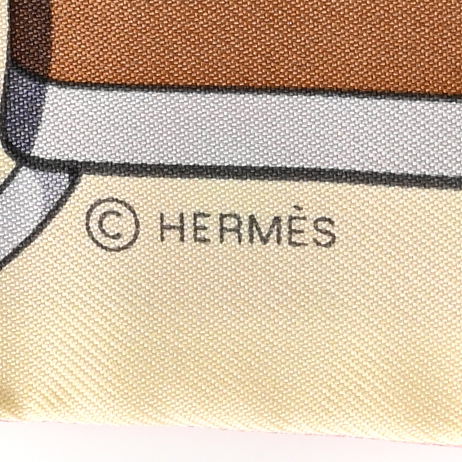 Hermes Silk Grand Tralala Twilly Rose Poudre Jaune 3 of 4