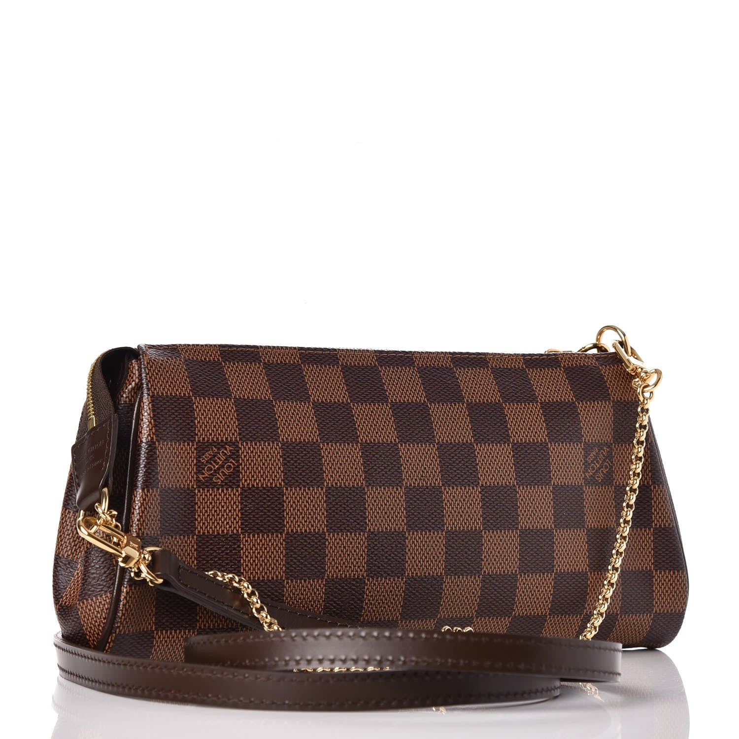 Louis Vuitton Damier Ebene Eva Clutch 3 of 7