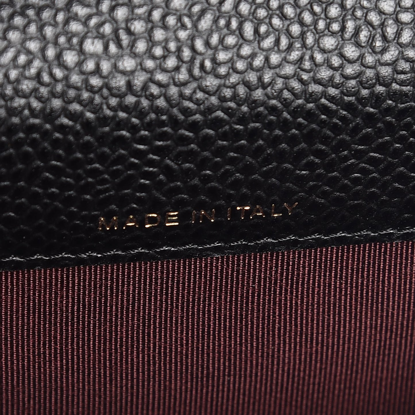 Caviar Quilted Flap Card Holder Black