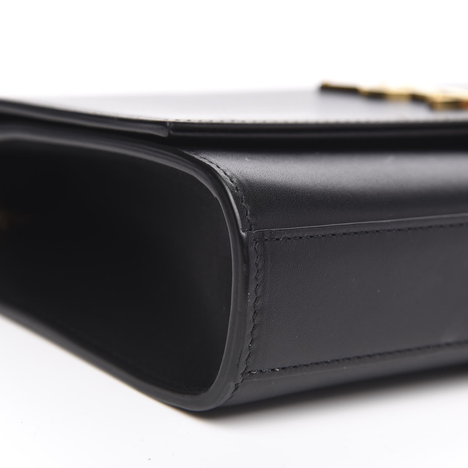 Saint Laurent Smooth Calfskin Medium Classic Monogram Kate Tassel Satchel Black 8 of 13