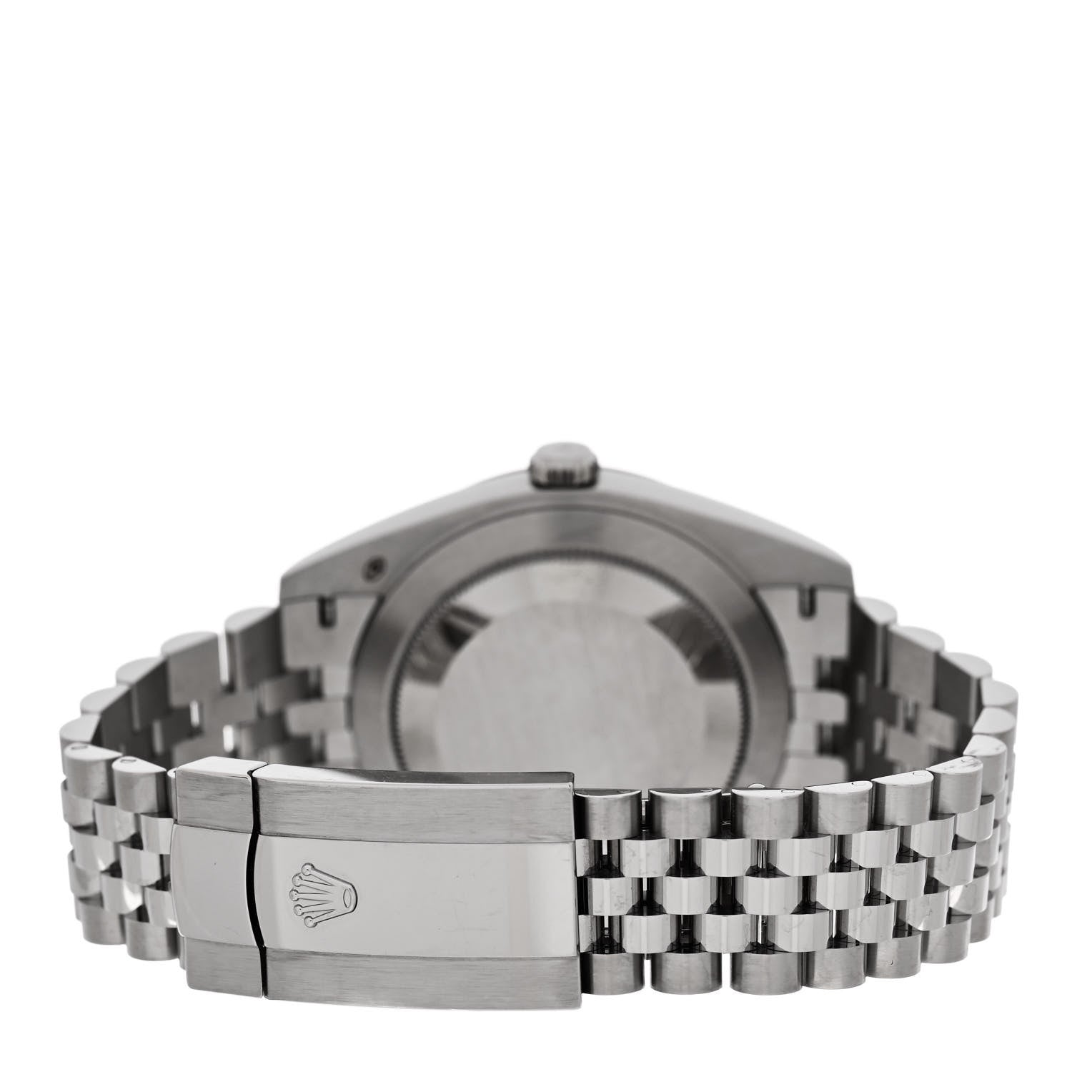 Rolex Stainless Steel 18K White Gold 41mm Oyster Perpetual Datejust Watch Black 126334 3 of 4