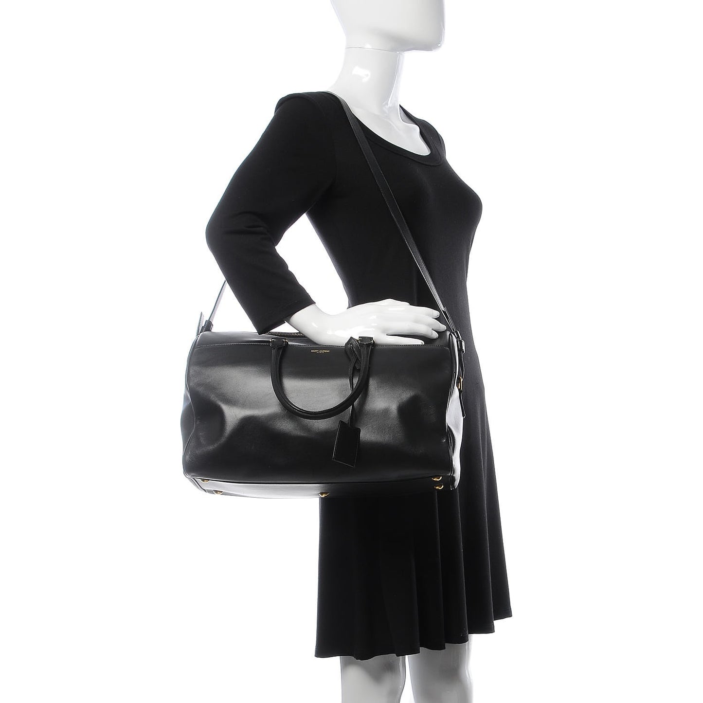 Calfskin Classic Duffle 12 Black