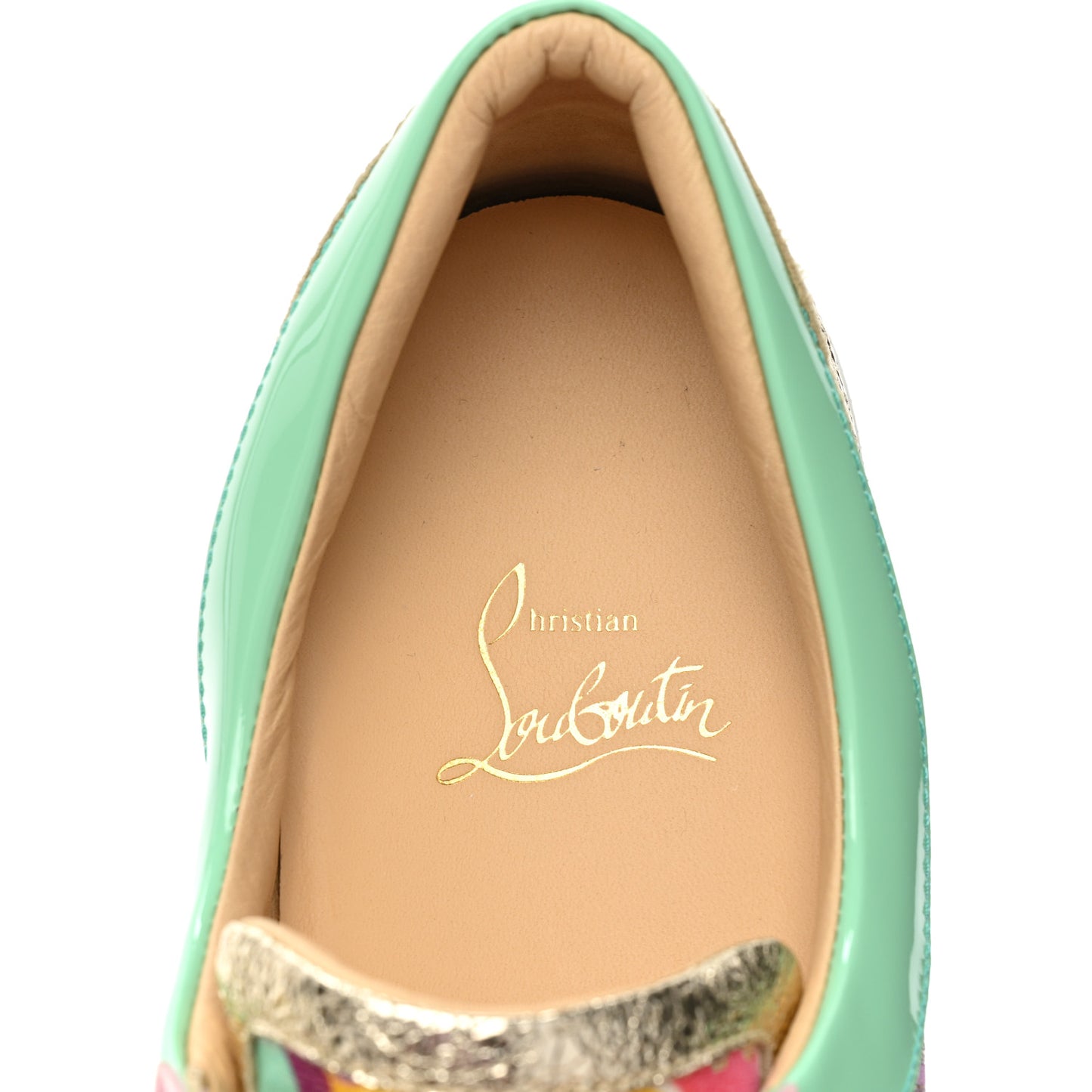 Patent Tissu Kyoto Flamingirl Flats 39.5 Multicolor