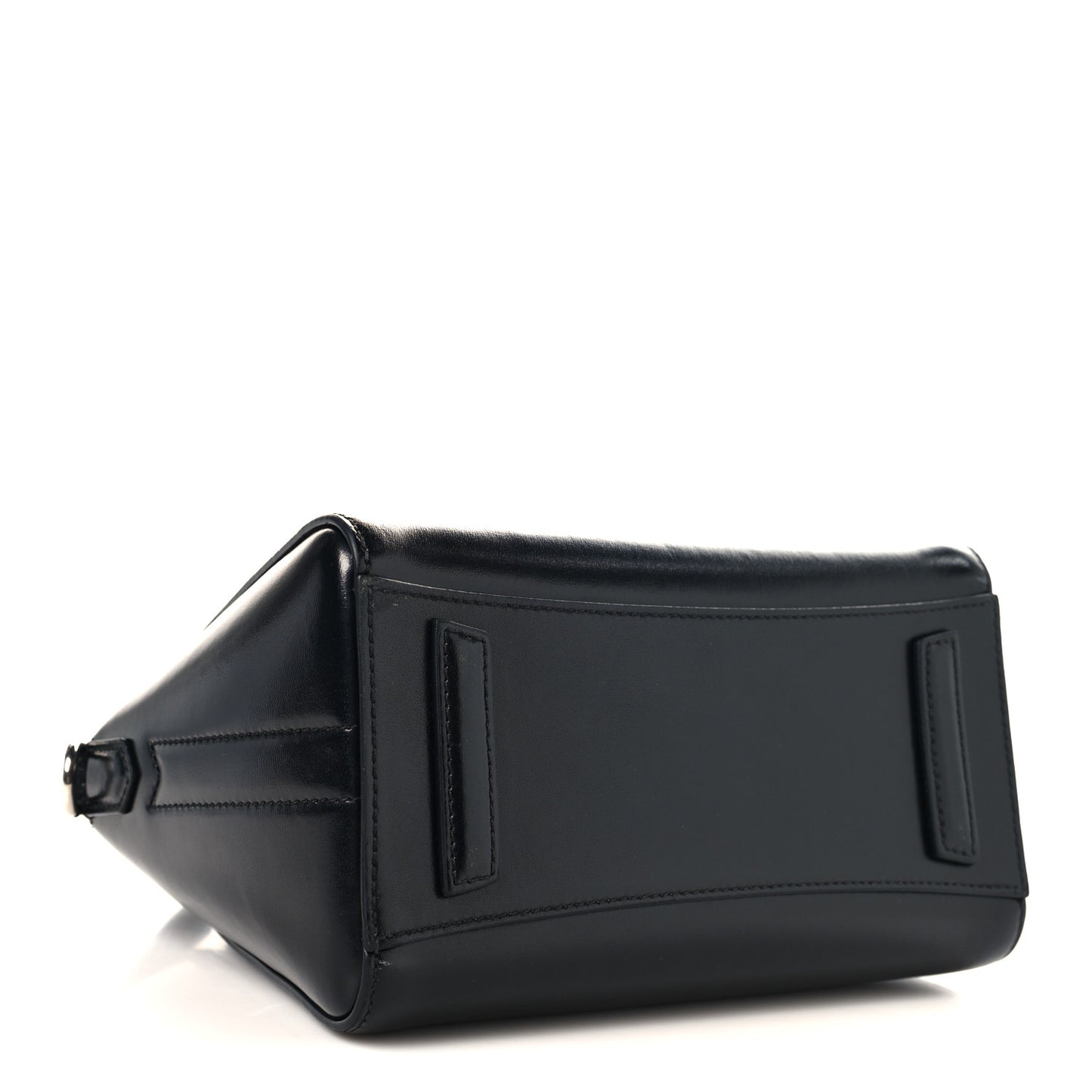 Shiny Lord Calfskin Mini Antigona Black