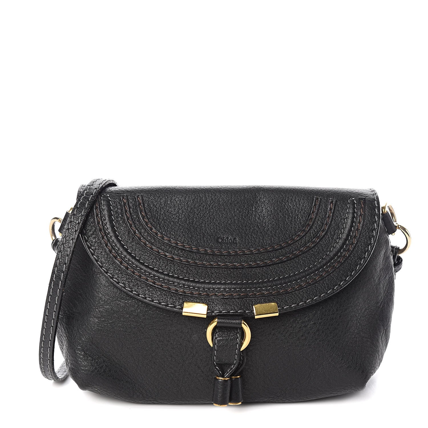 Chloe Calfskin Marcie Pochette Crossbody Bag Black 1 of 10