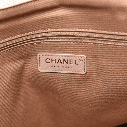 Chanel Mixed Fibers Striped Medium Deauville Tote Beige 6 of 10