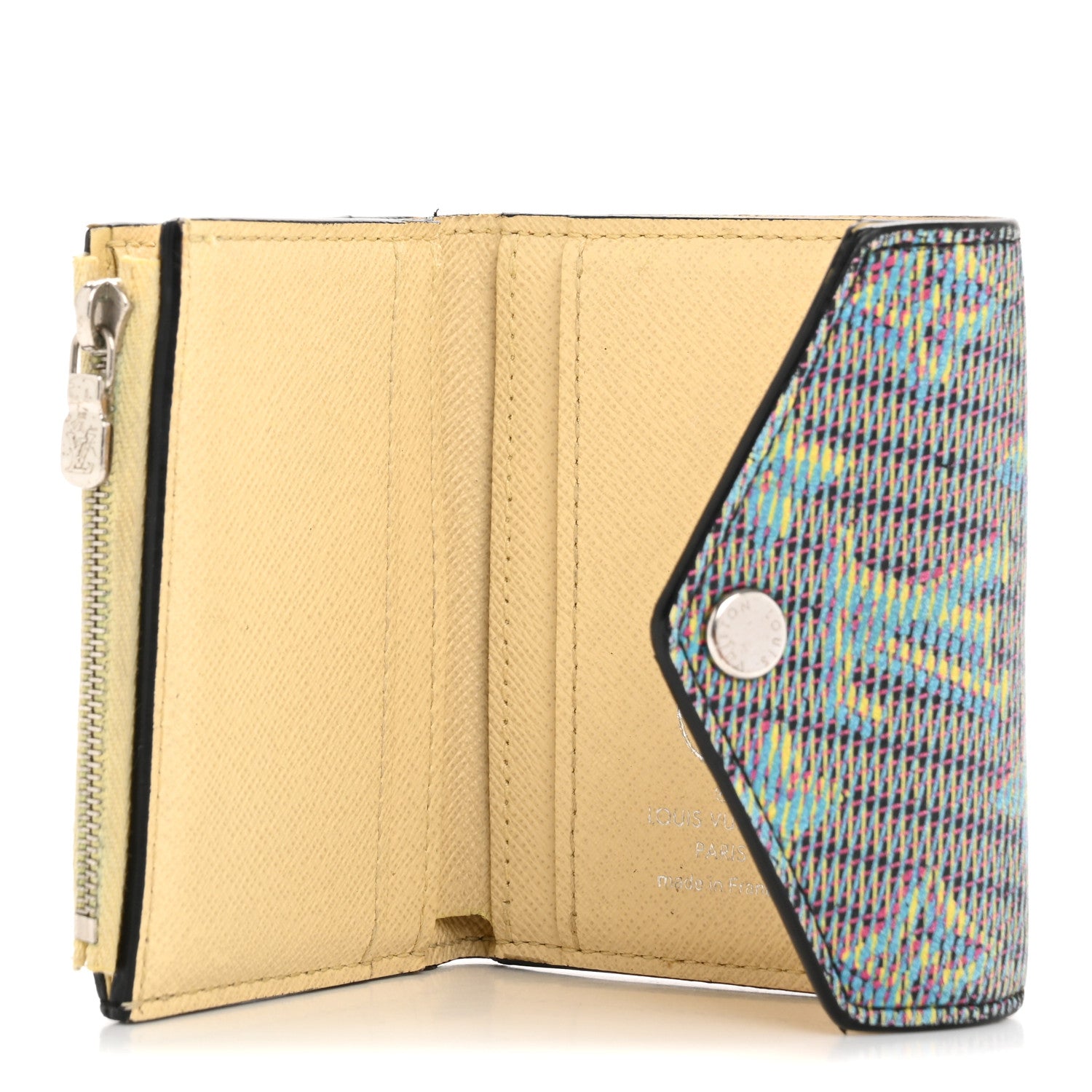Louis Vuitton Monogram LV Pop Zoe Wallet Blue 5 of 11