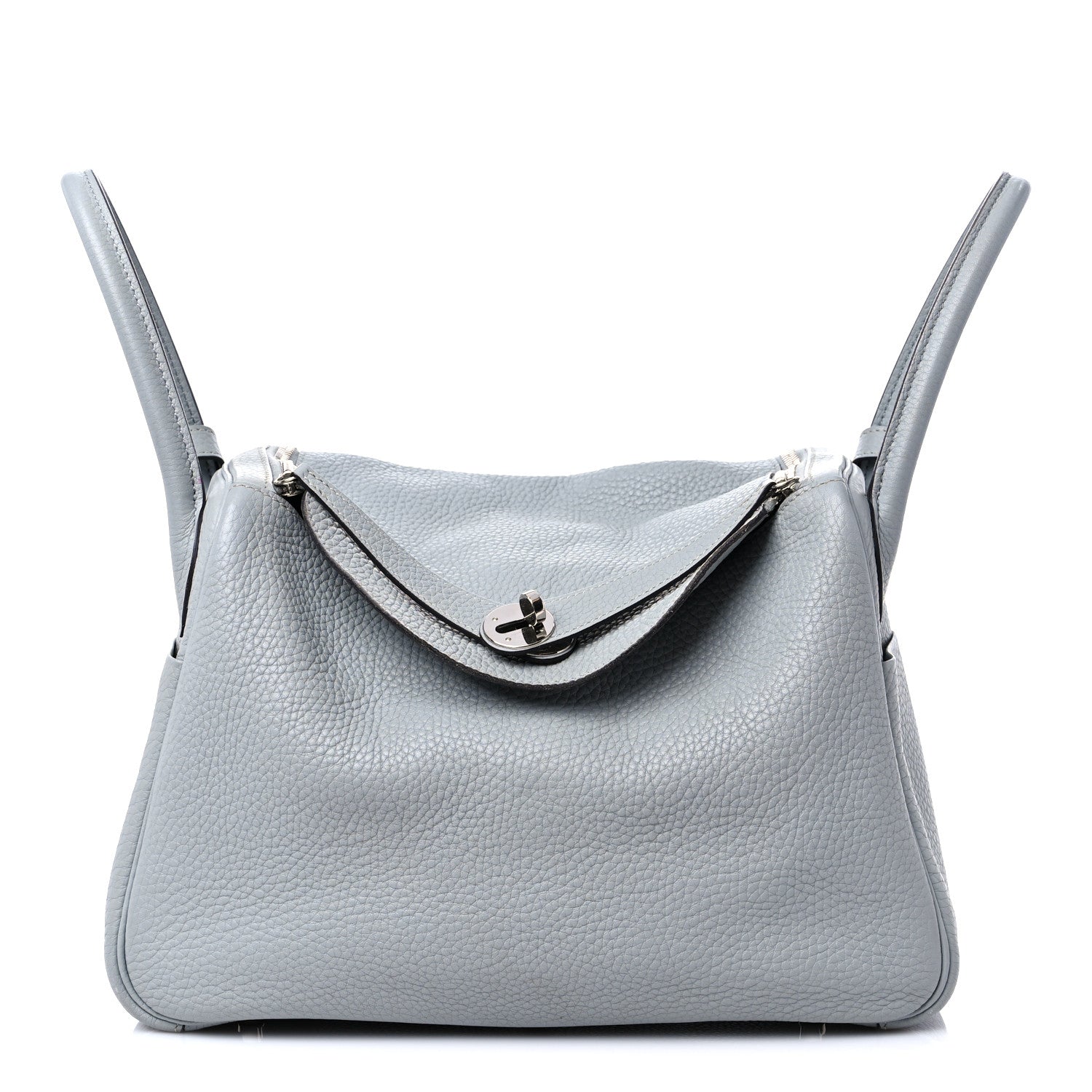 Hermes Taurillon Clemence Lindy 30 Bleu Glacier 1 of 12