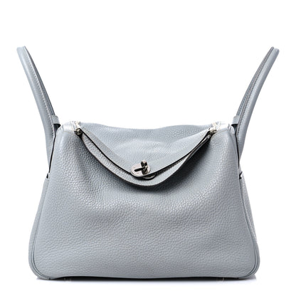 Hermes Taurillon Clemence Lindy 30 Bleu Glacier 1 of 12