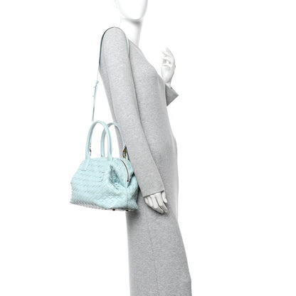 Bottega Veneta Nappa Intrecciato Bauletto Teal Washed 2 of 9