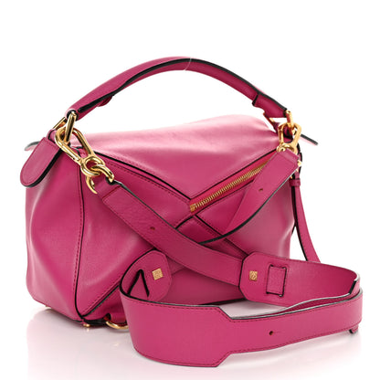 Loewe Calfskin Small Puzzle Bag Fuchsia 3 of 11