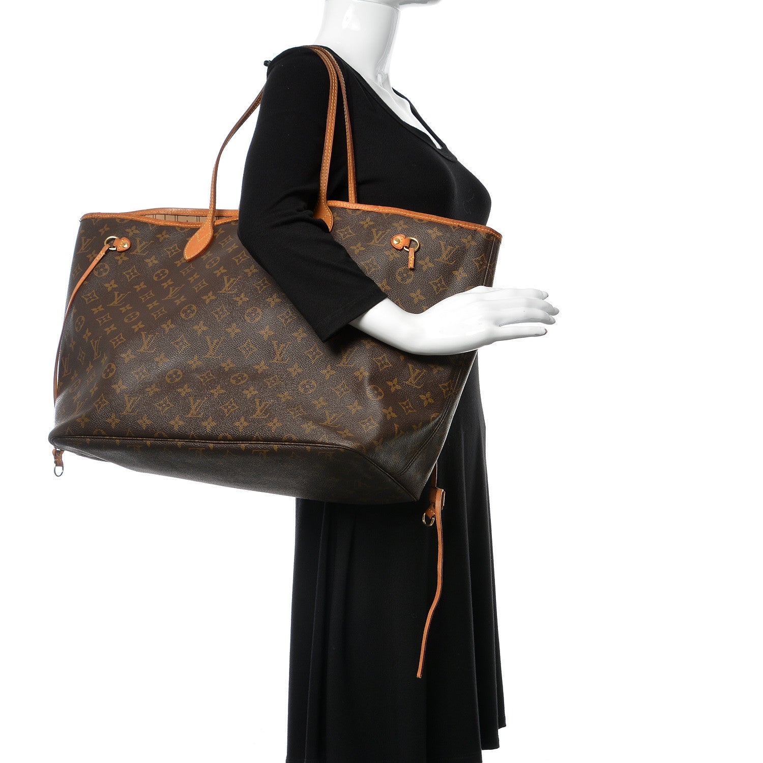 Louis Vuitton Monogram Neverfull GM 2 of 21