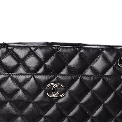 Chanel Lambskin Quilted Large Camera Case Black 11 of 17