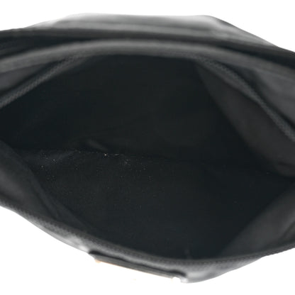 Prada Nylon Vela Flat Messenger Bag Black 5 of 10