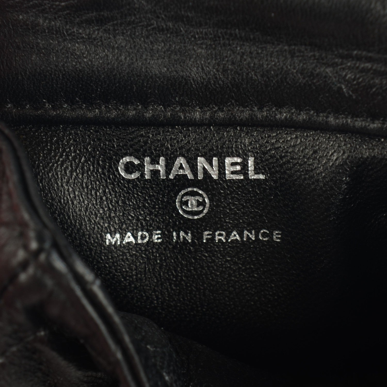 Chanel Calfskin Quilted 2.55 Ankle Wrist Bag Black 5 of 7