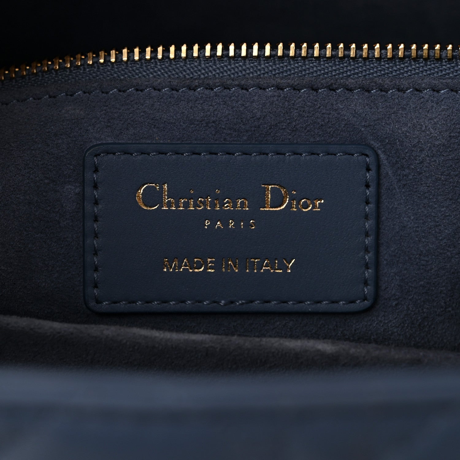 Christian Dior Lambskin Cannage Large Lady Denim 6 of 15