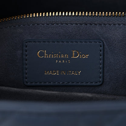 Christian Dior Lambskin Cannage Large Lady Denim 6 of 15