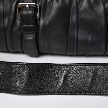 Prada Nappa Gaufre Shopping Satchel Black 23 of 39