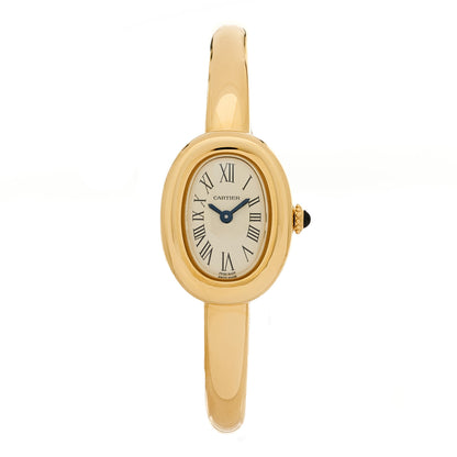 Cartier 18K Yellow Gold 19mm Baignoire Quartz Watch 1 of 5