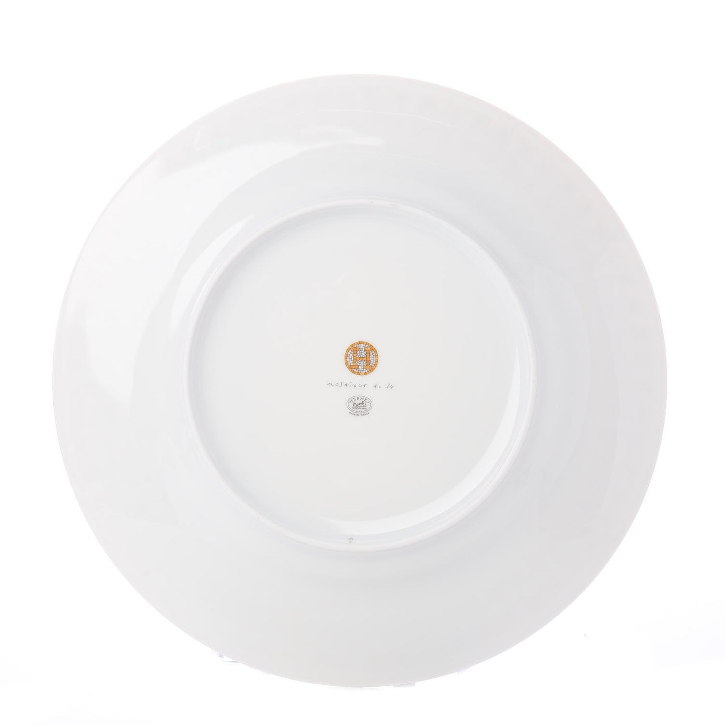 Porcelain Mosaique Au 24 Gold Dinner Plate Set of 2