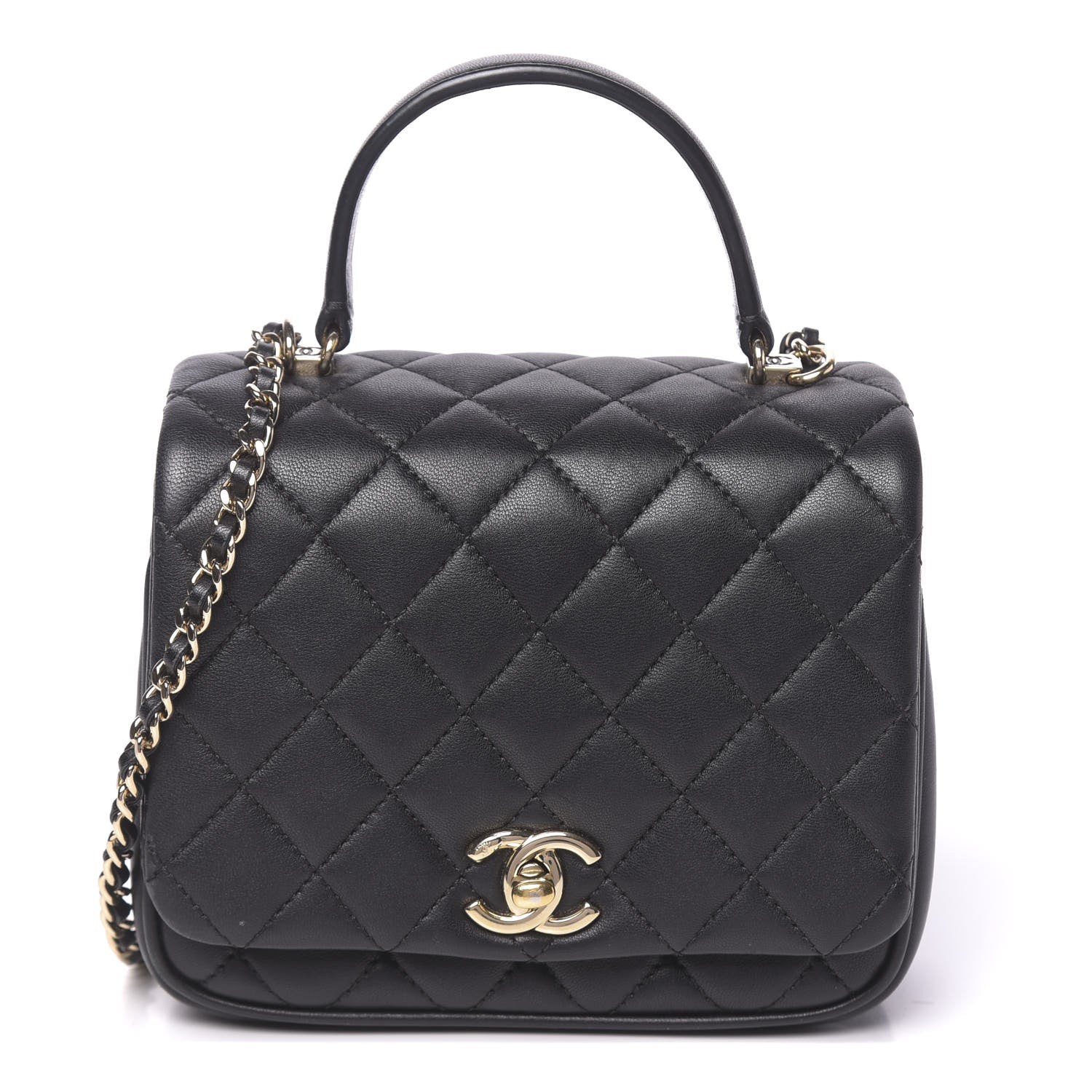 Chanel Lambskin Quilted Mini Citizen Chic Flap Black 1 of 13