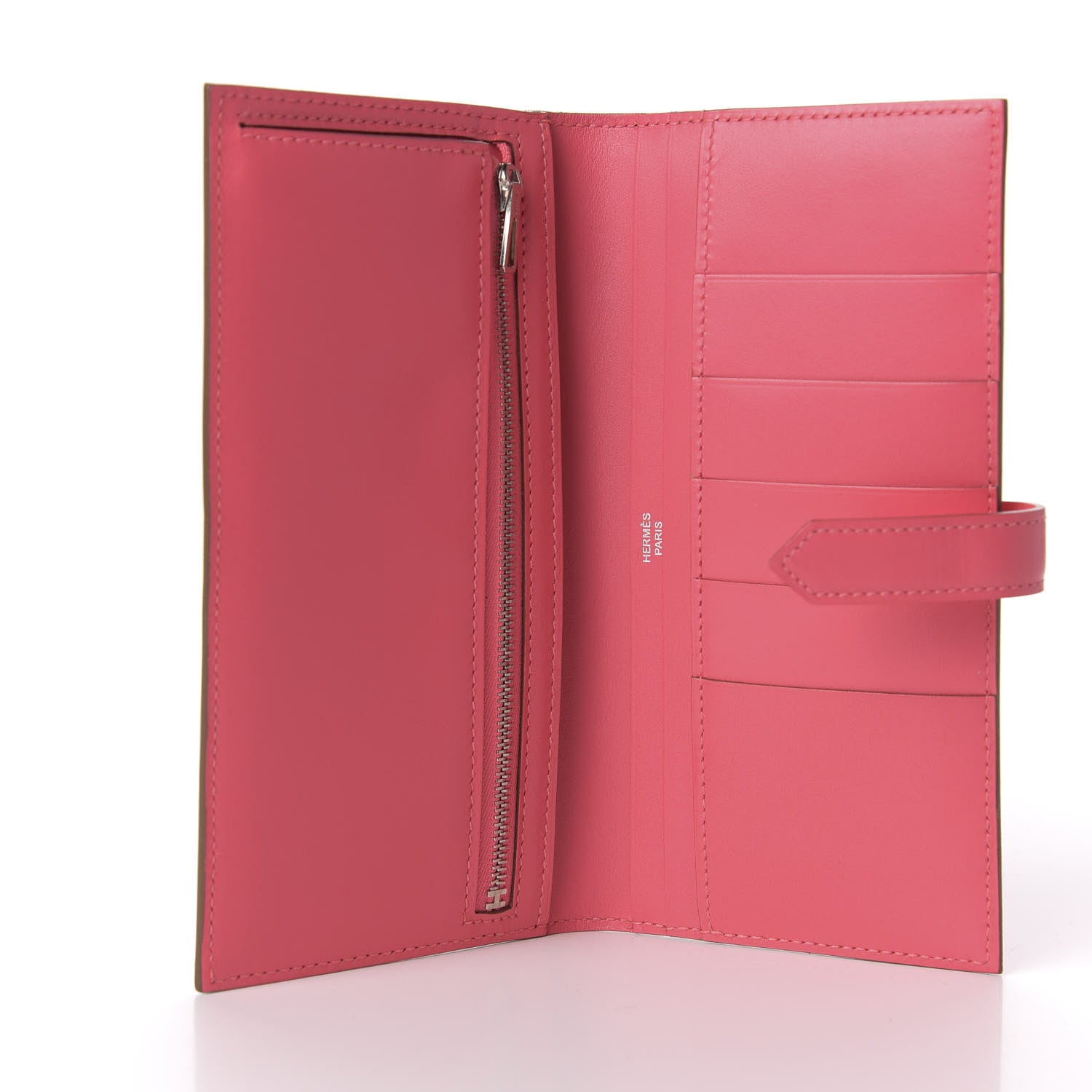 Hermes Swift Bearn Gusset Wallet Rose Lipstick 5 of 8