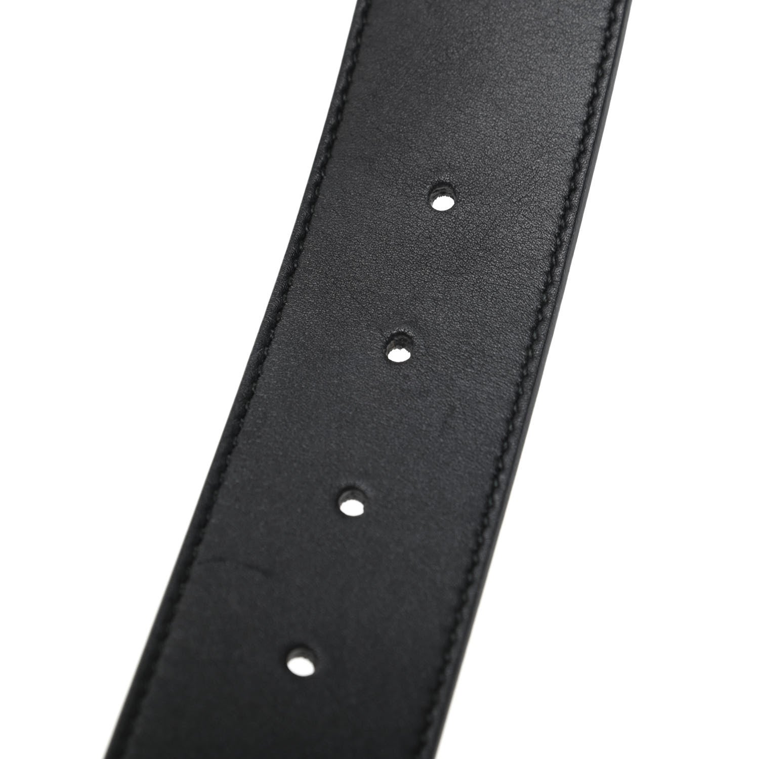 Gucci Calfskin Double G 40mm Belt 80 32 Black 4 of 5