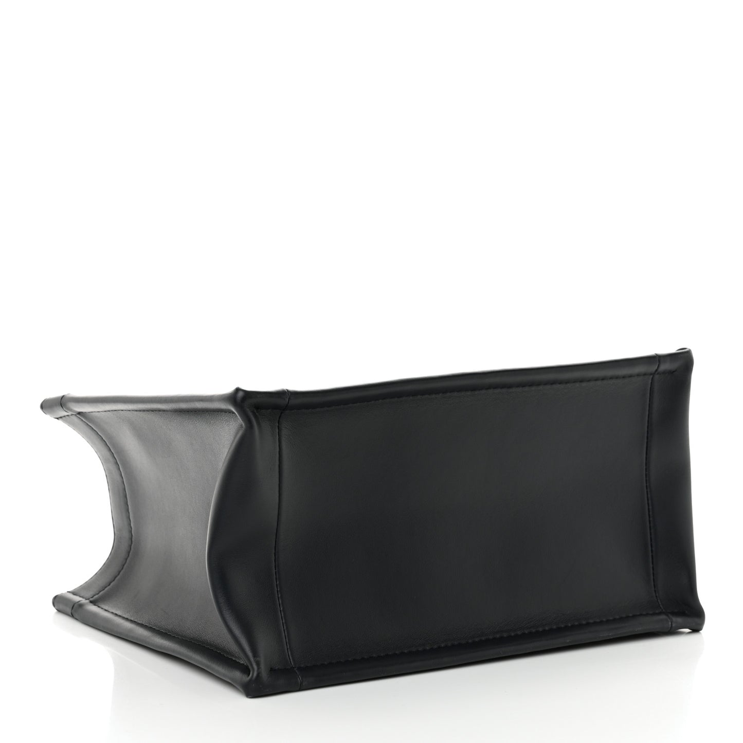 Oblique Calfskin Small Book Tote With Strap Blue Multicolor