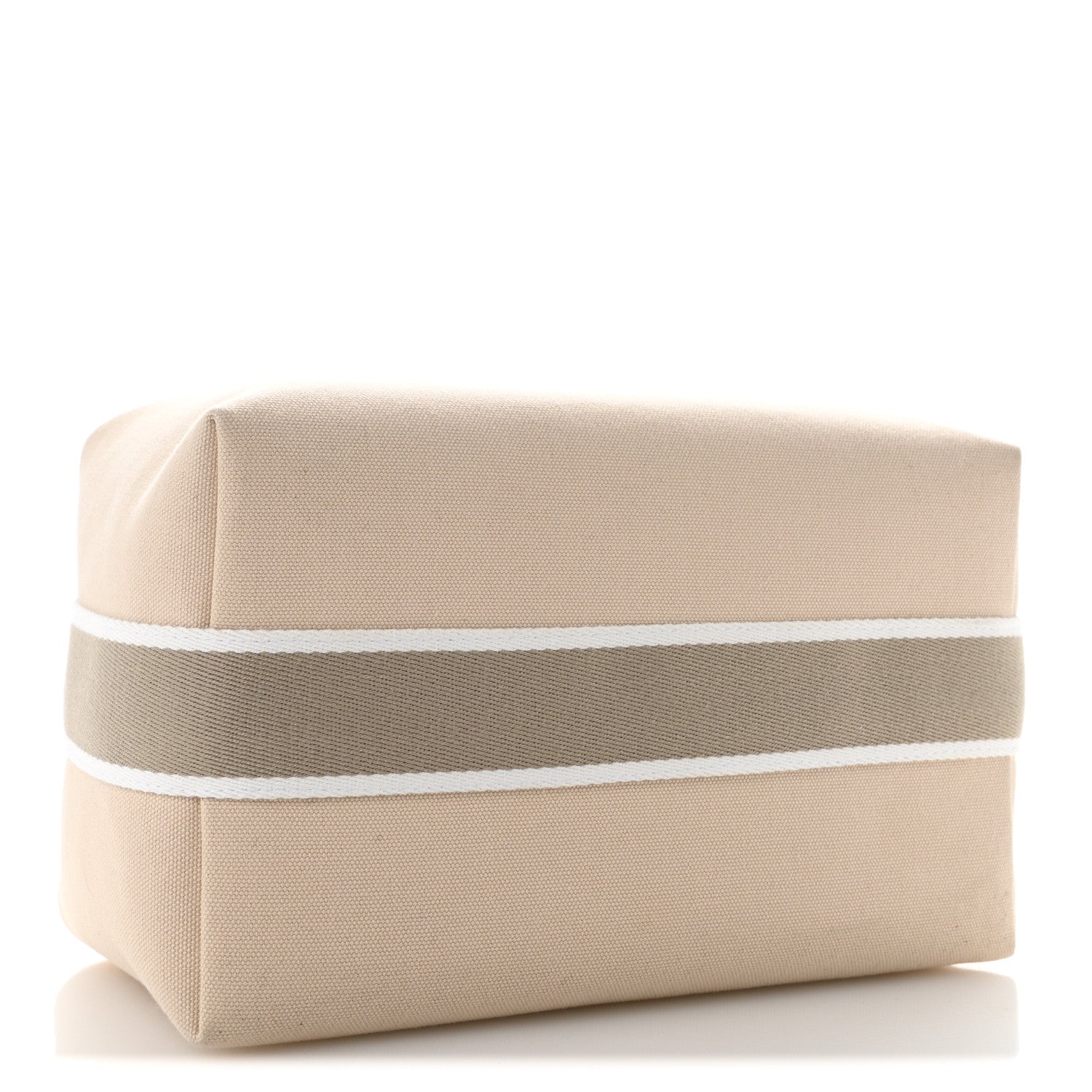 Hermes Canvas Large Bride-A-Brac Pouch Natural 4 of 7