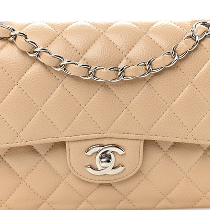Chanel Caviar Quilted Small Double Flap Beige 8 of 12