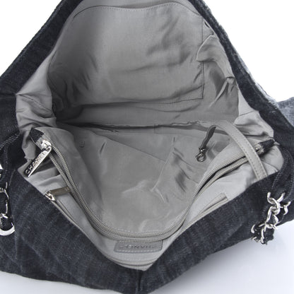 Chanel Denim Quilted Stretch Spirit Messenger Bag 5 of 10