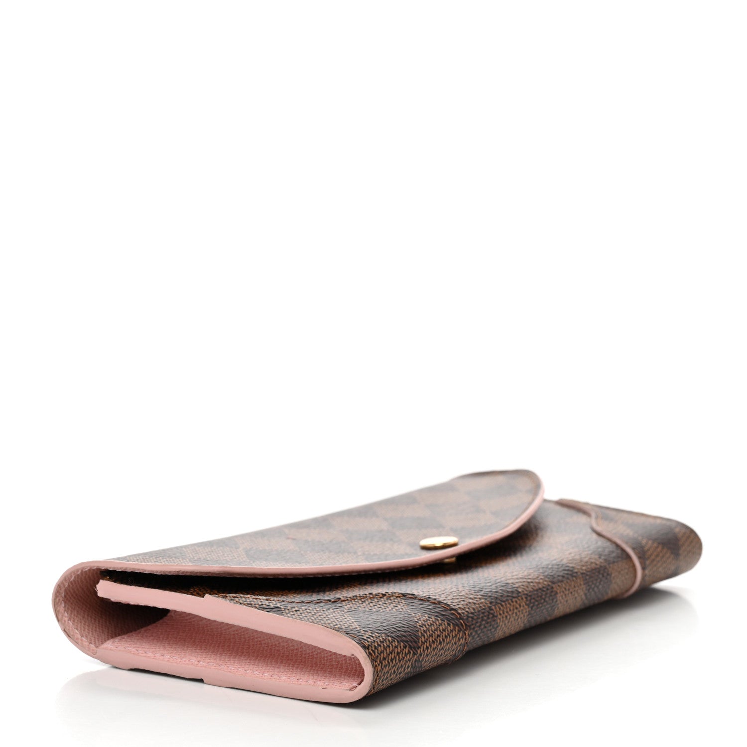 Louis Vuitton Damier Ebene Caissa Wallet Rose Ballerine 4 of 7
