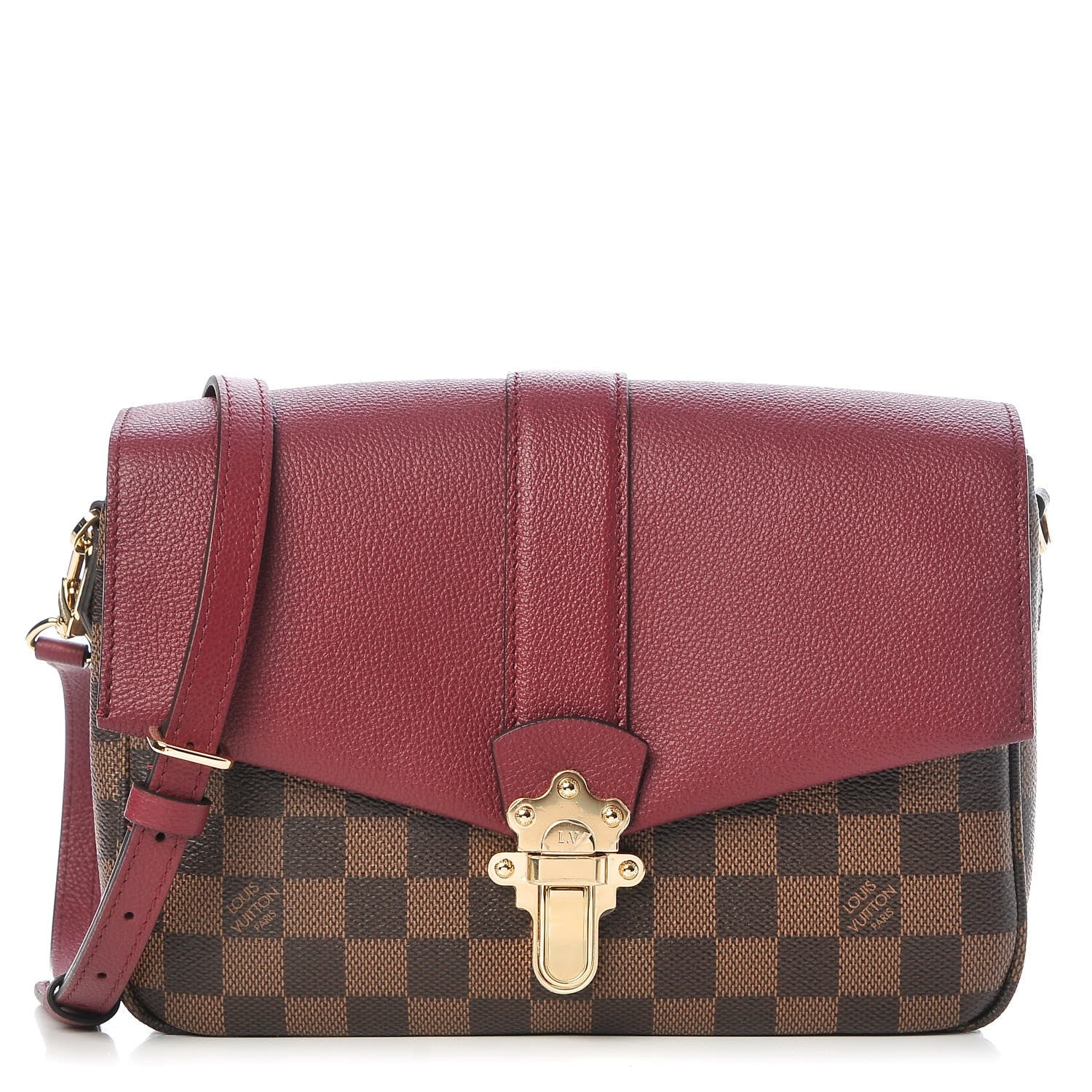 Louis Vuitton Damier Ebene Clapton Raisin 1 of 7