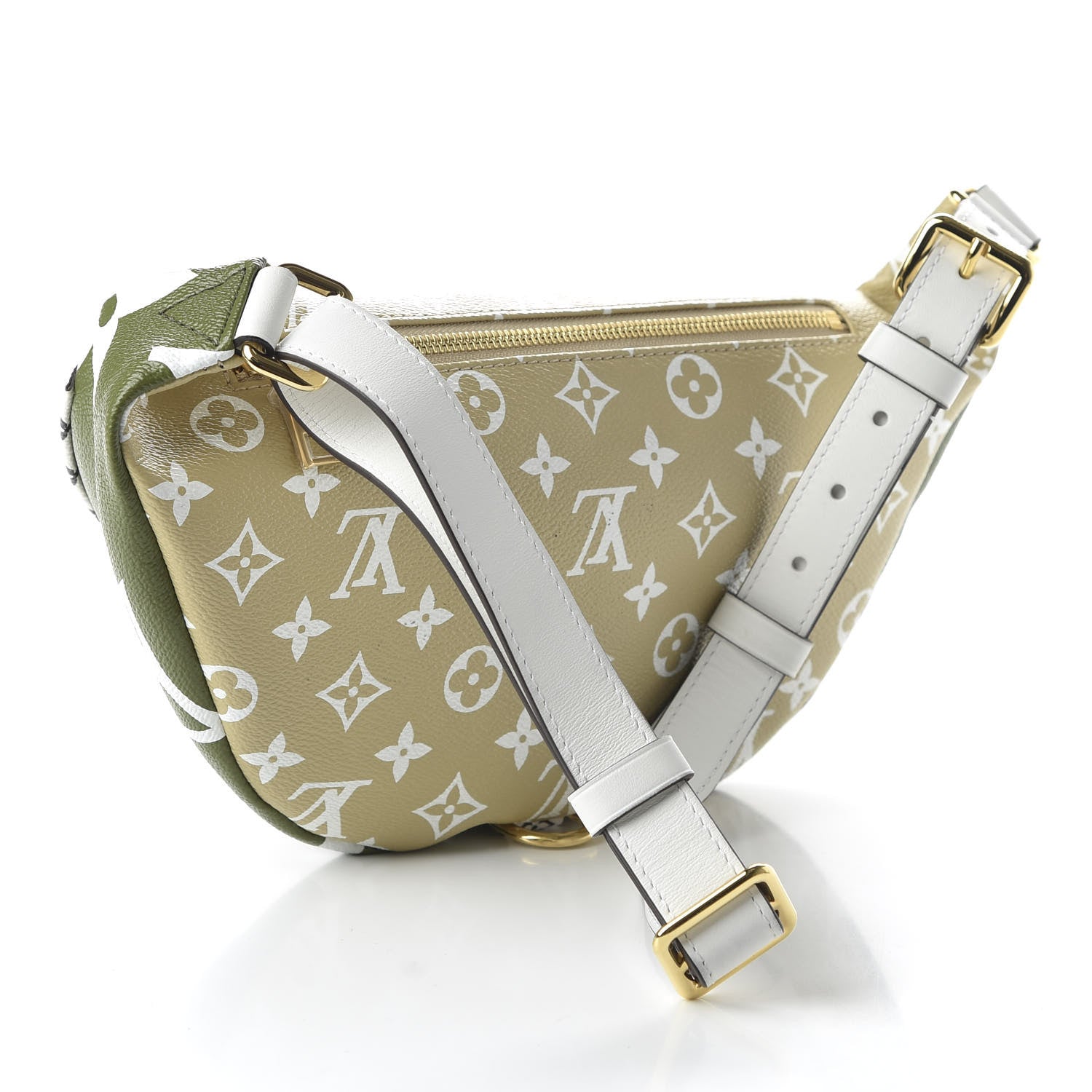 Louis Vuitton Monogram Giant Bumbag Kaki Beige 3 of 9