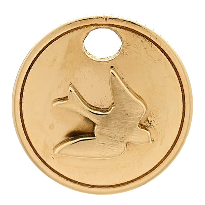 Foundrae 18K Yellow Gold Miniature Spero Resilience Coin Charm 1 of 3