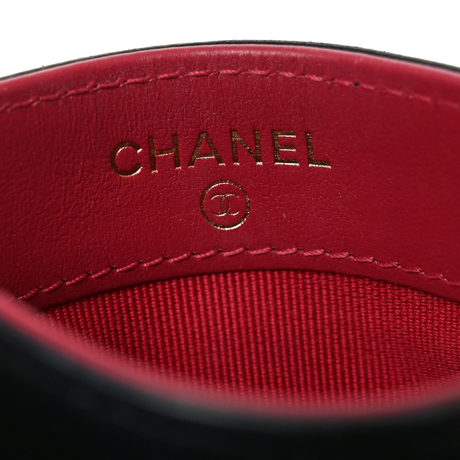 Chanel Lambskin Quilted Chanel 19 Card Holder Black 5 of 9