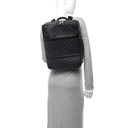 Louis Vuitton Damier Graphite Briefcase Backpack 2 of 9