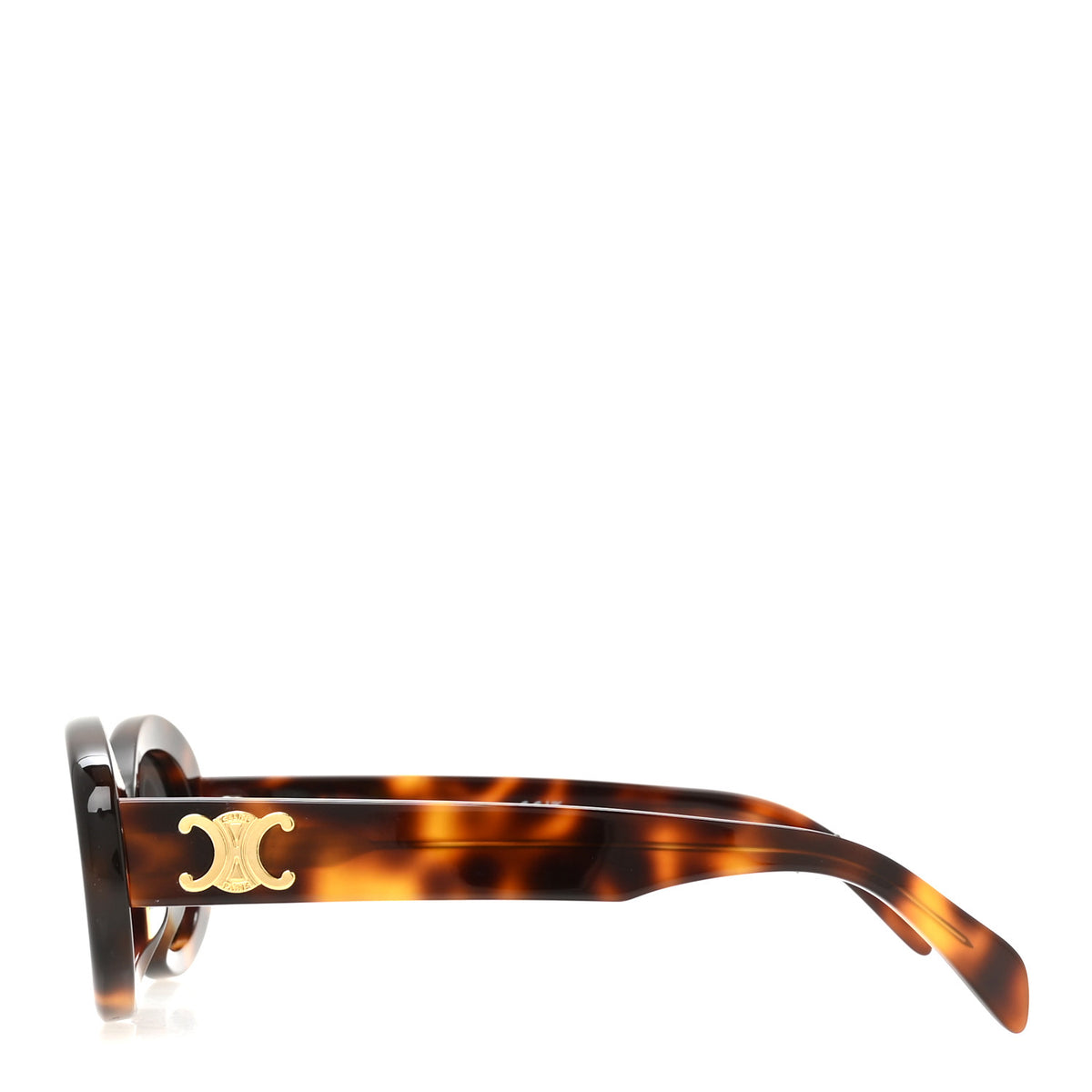 Celine Acetate Triomphe 01 Sunglasses CL 40194U Tortoise 3 of 7