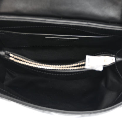 Saint Laurent Calfskin Y Quilted Monogram Small Loulou Chain Satchel Black 5 of 10