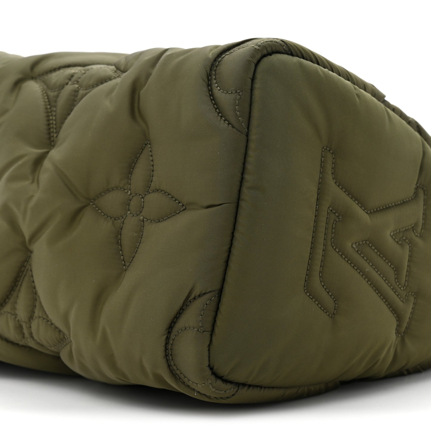 LOUIS VUITTON Econyl Mini Monogram Pillow Speedy Bandouliere 25 Khaki