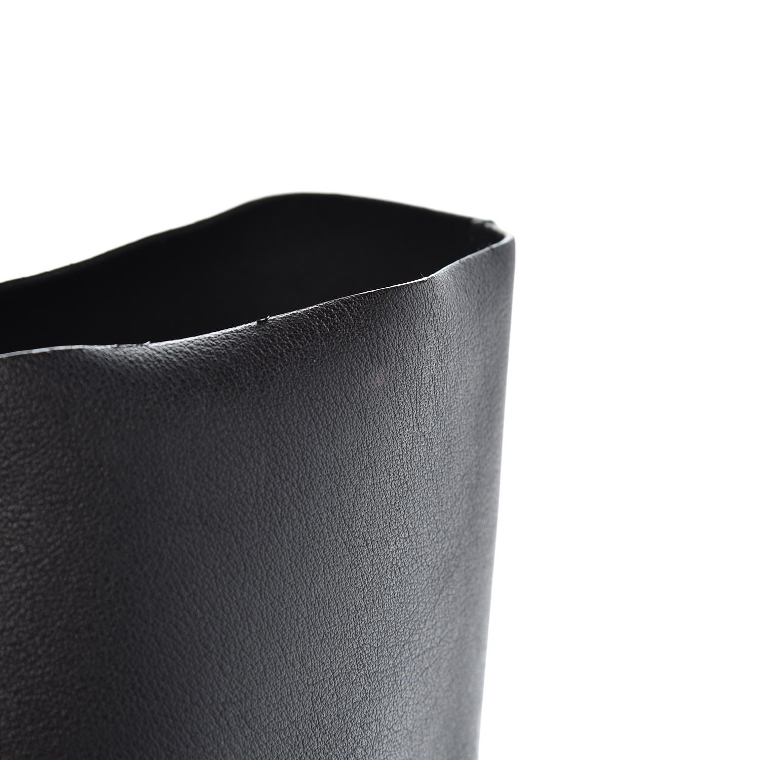 Saint Laurent Calfskin Large Shopping Tote Black 15 of 17