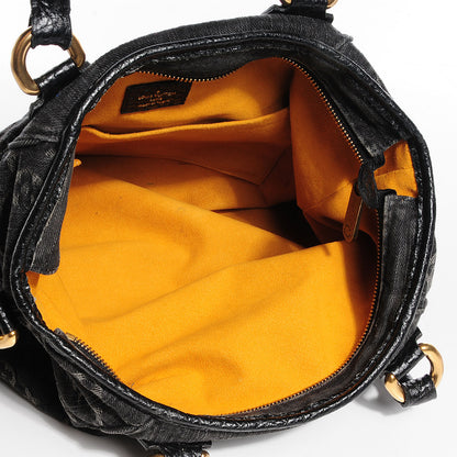 Louis Vuitton Denim Neo Cabby MM Black 5 of 7