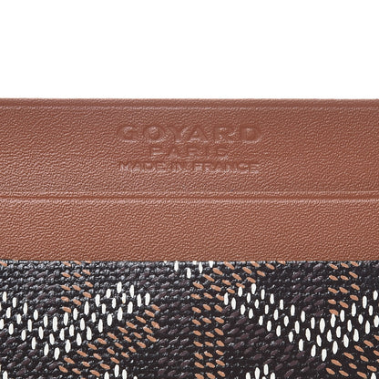 Goyard Goyardine Saint Sulpice Card Holder Black Gold 5 of 7