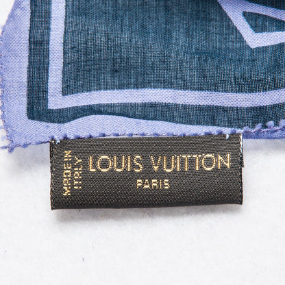 Louis Vuitton Cotton Ipanema Sarong Scarf Purple 4 of 6
