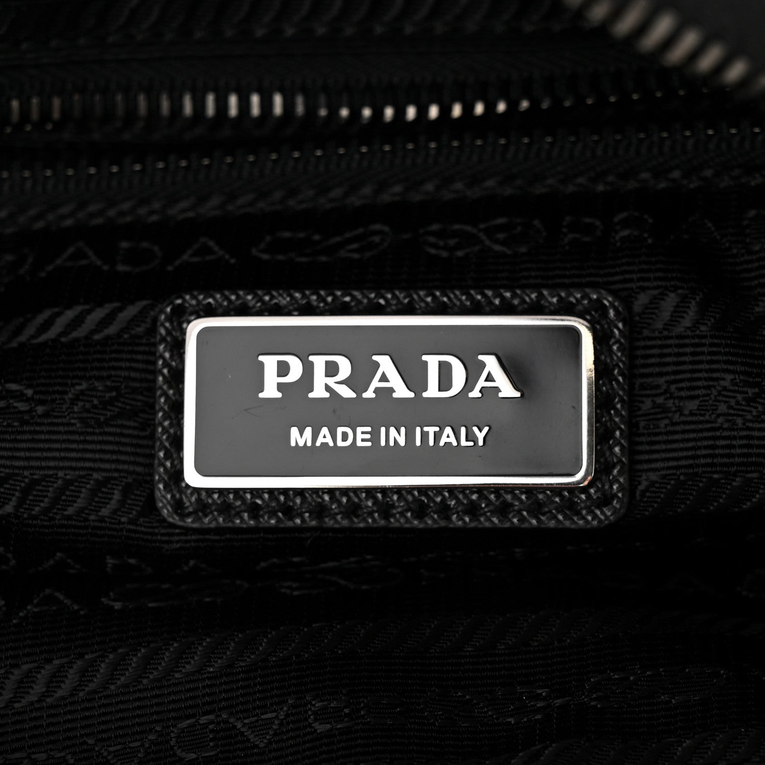 Prada Re-Nylon Saffiano Belt Bag Black 6 of 10