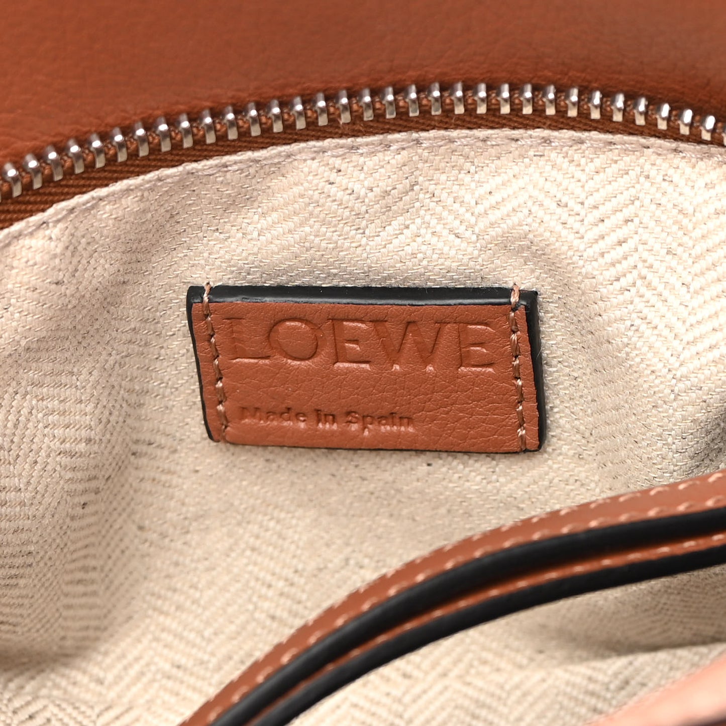 Calfskin Small Puzzle Bag Tan